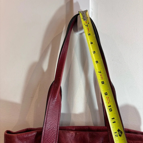 B MAKOWSKY Shoulder Bag Leather Leopard Print  Lining Magnetic Closure handbag - Picture 5 of 11